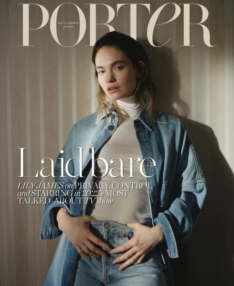PORTER magazine side cover  January 2022