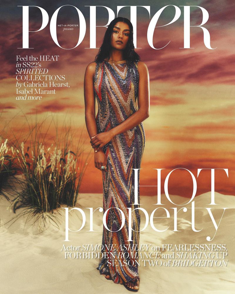 PORTER magazine side cover  March 2022