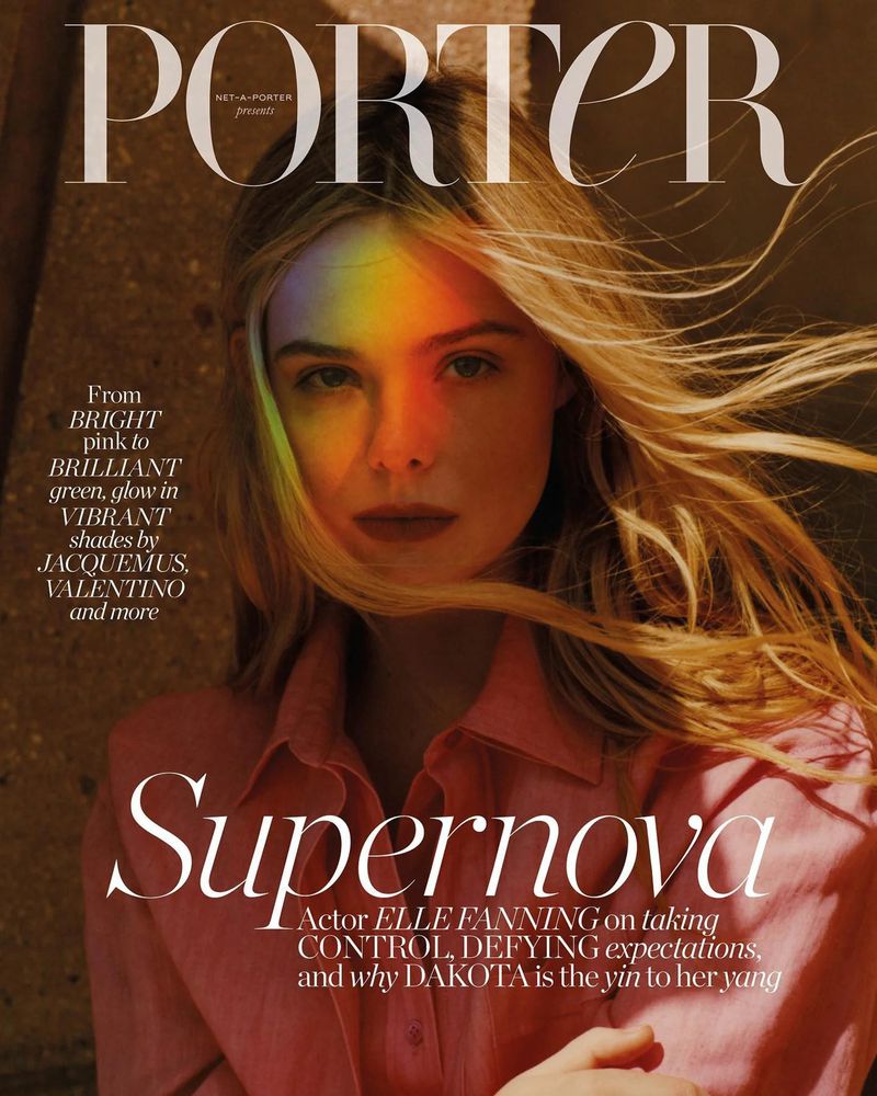 PORTER magazine side cover  April 2022