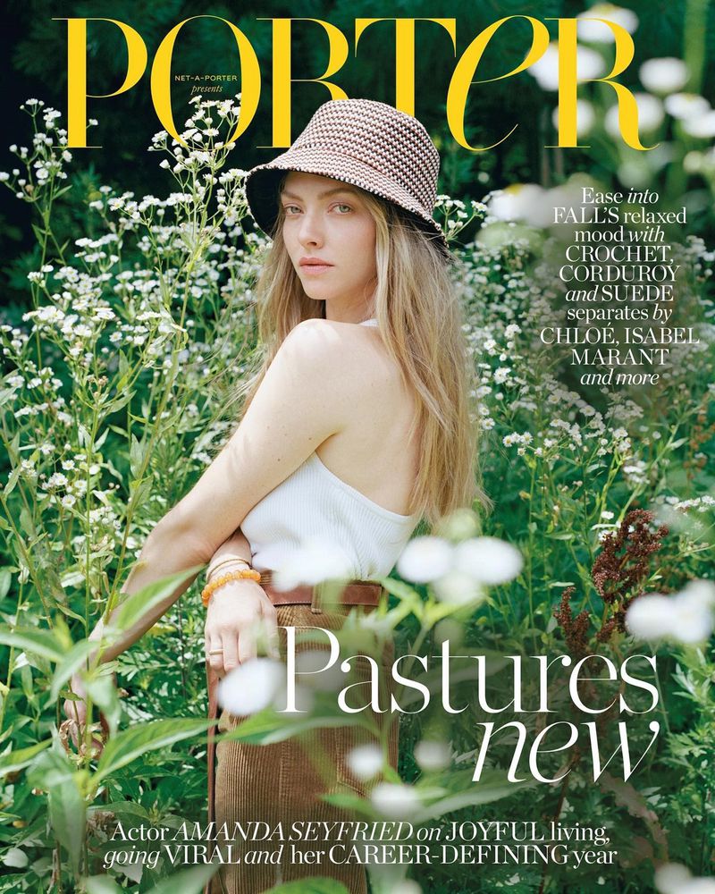 PORTER magazine side cover  August 2022