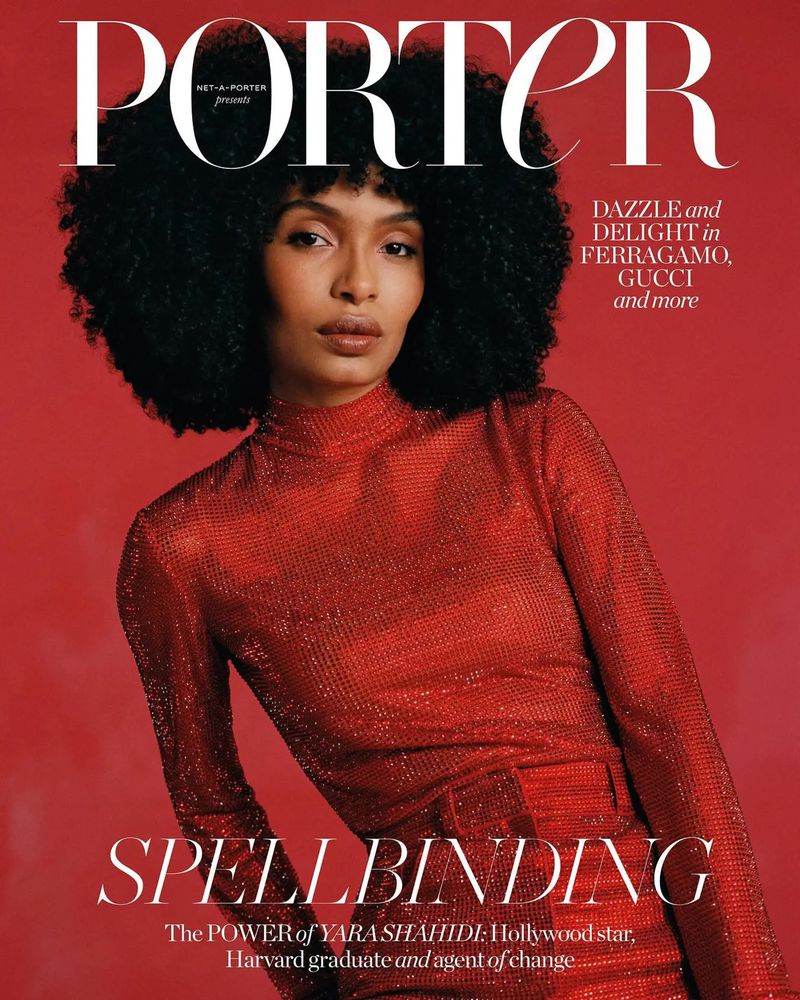 PORTER magazine side cover  February 2023