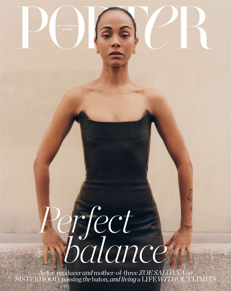 PORTER magazine side cover  August 2023