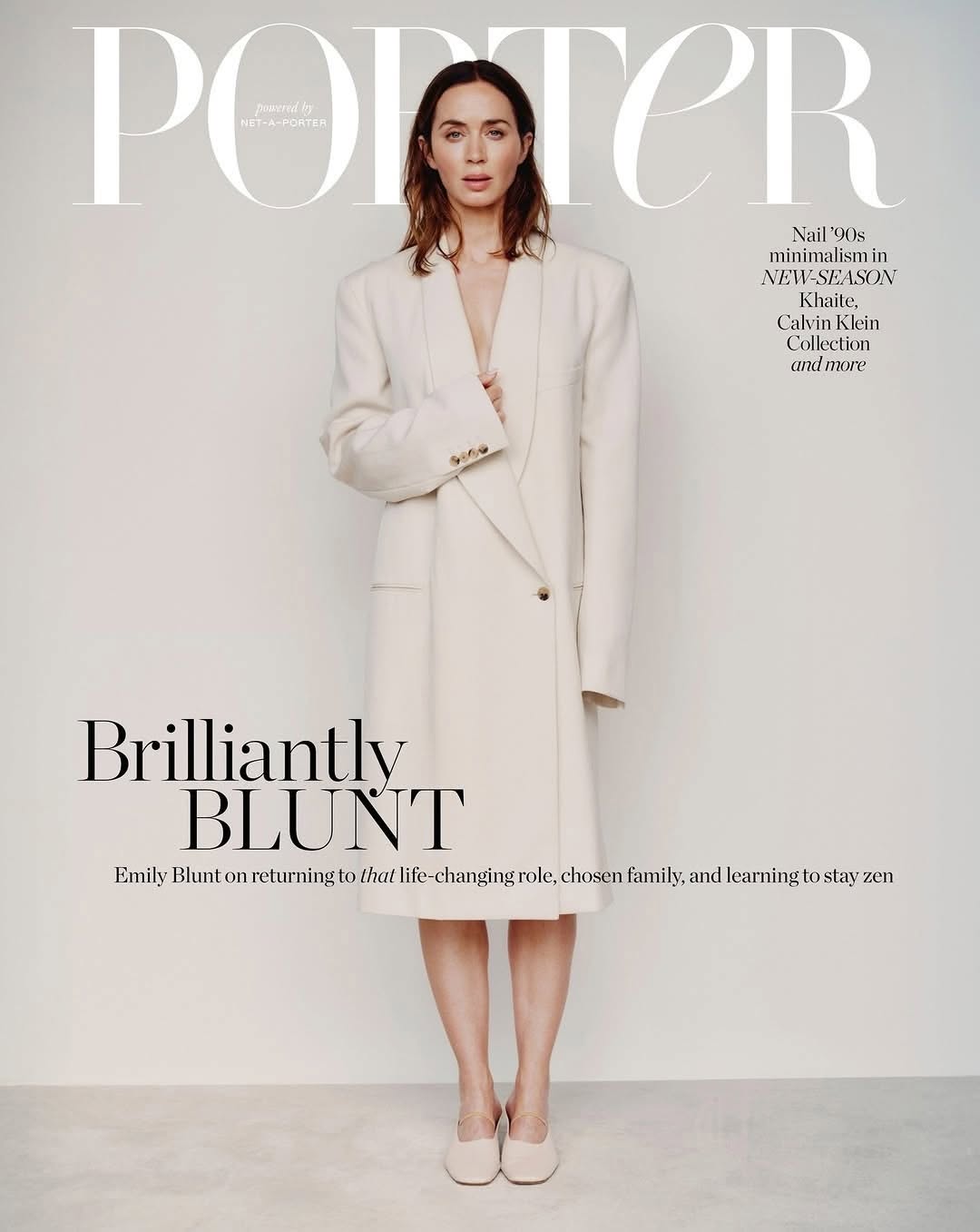 PORTER magazine side cover  September 2025