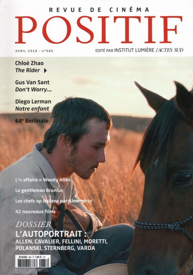 POSITIF magazine side cover Issue 686  April 2018