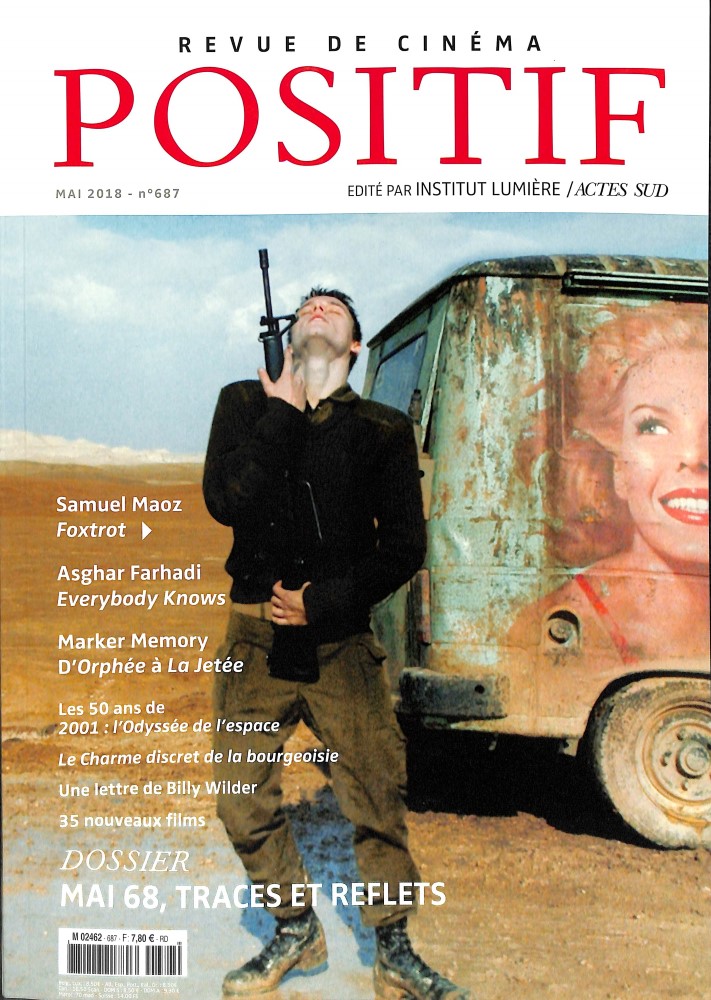 POSITIF magazine side cover Issue 687  May 2018