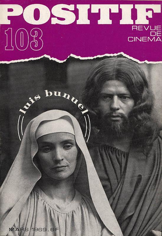 POSITIF magazine side cover Issue 103  1969
