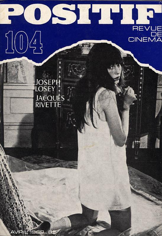 POSITIF magazine side cover Issue 104  1969