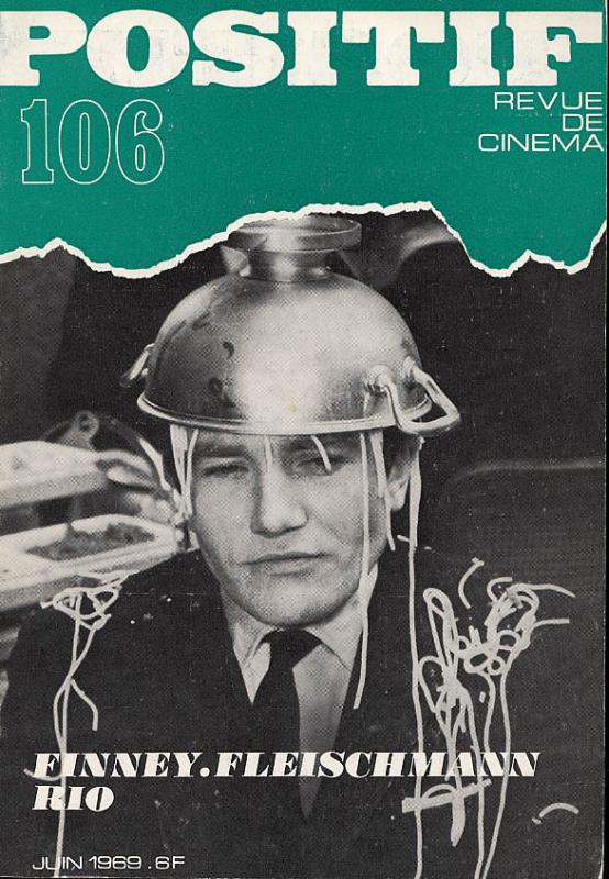 POSITIF magazine side cover Issue 106  1969
