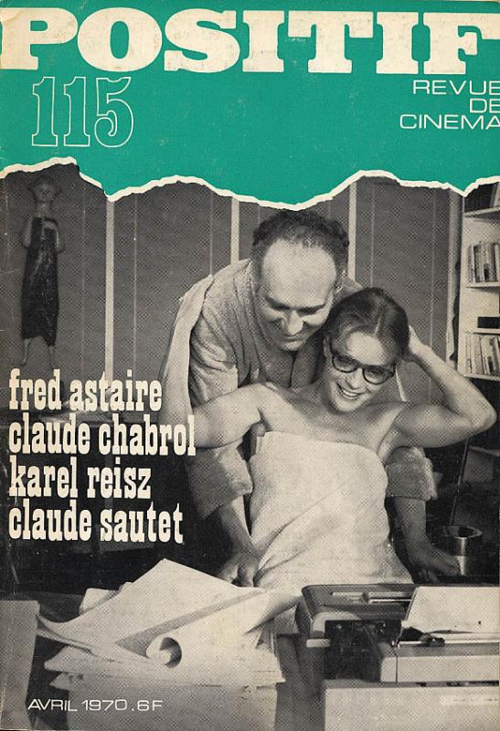 POSITIF magazine side cover Issue 115 April 1970