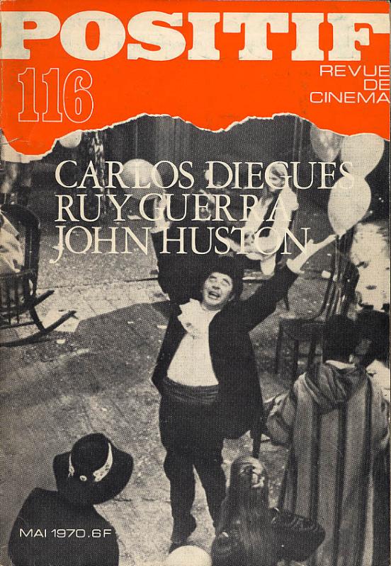 POSITIF magazine side cover Issue 116  1970