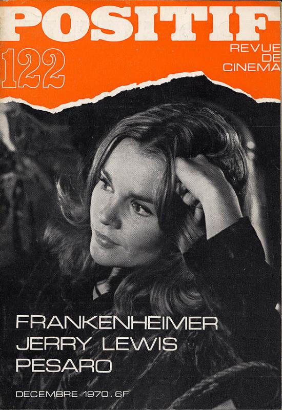 POSITIF magazine side cover Issue 122  1970