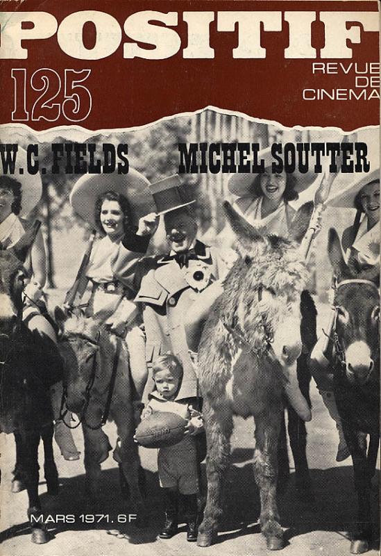POSITIF magazine side cover Issue 125  1971
