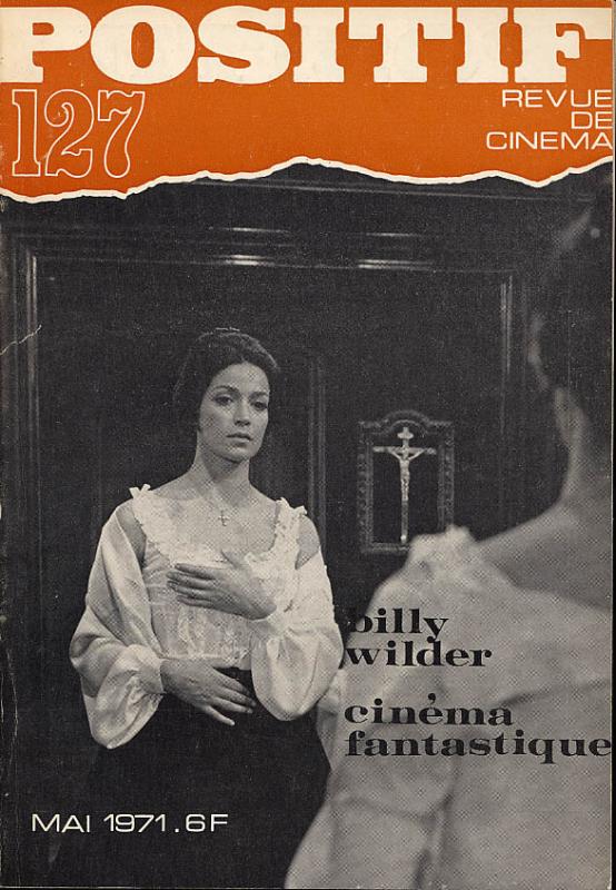 POSITIF magazine side cover Issue 127  1971