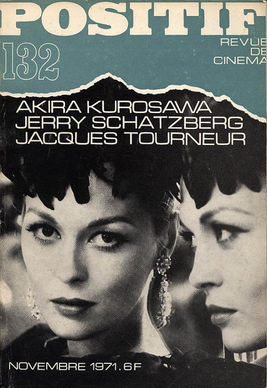 POSITIF magazine side cover Issue 132  1971