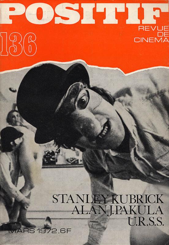 POSITIF magazine side cover Issue 136  1972