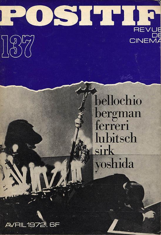 POSITIF magazine side cover Issue 137  1972