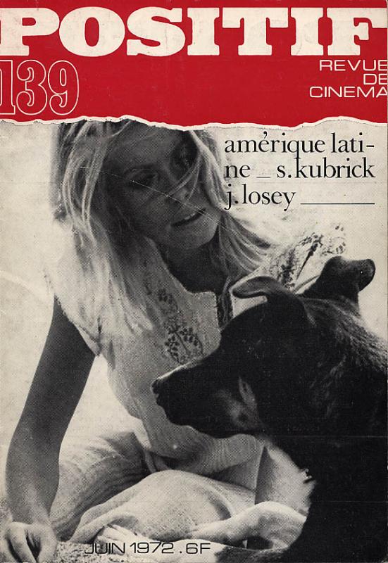 POSITIF magazine side cover Issue 139  1972