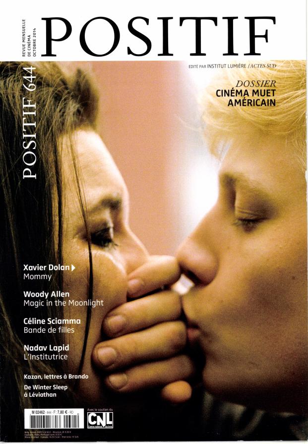 POSITIF magazine side cover Issue 644 October 2014