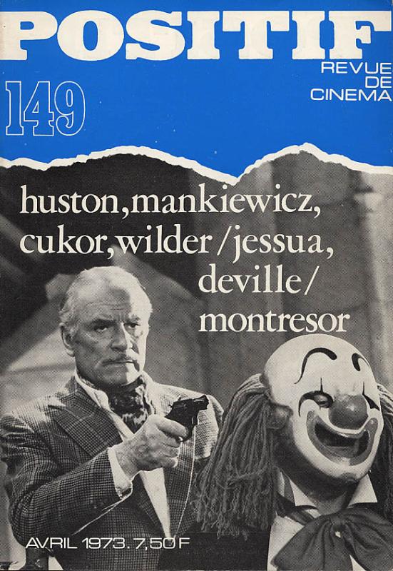 POSITIF magazine side cover Issue 149  1973