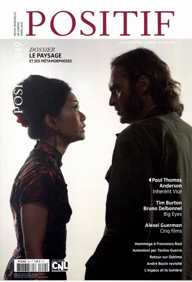 POSITIF magazine side cover Issue 649 March 2015