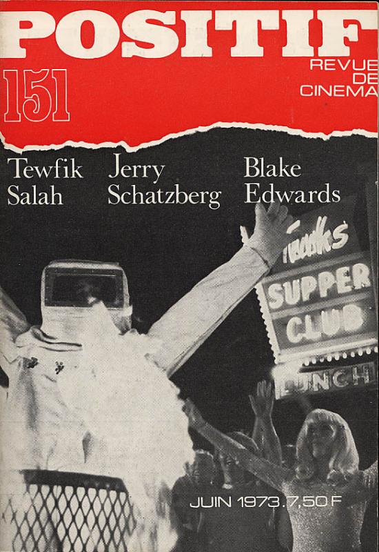 POSITIF magazine side cover Issue 151  1973