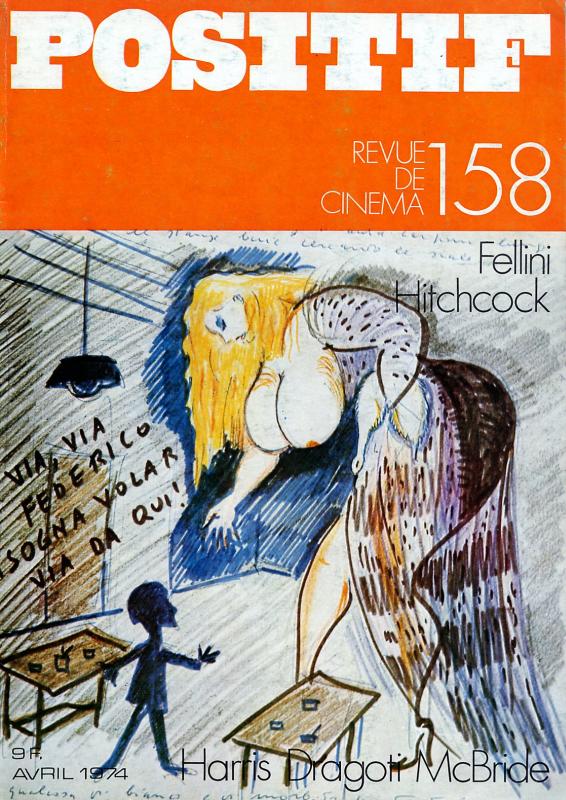 POSITIF magazine side cover Issue 158  1974