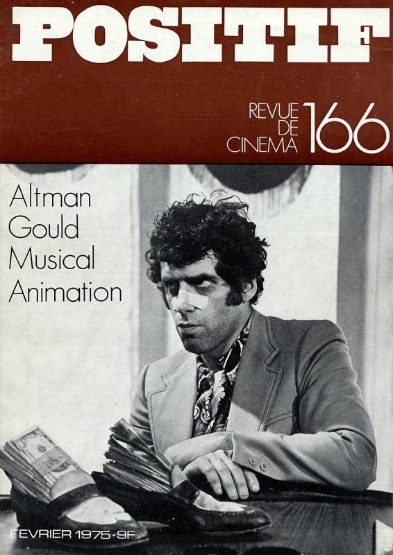 POSITIF magazine side cover Issue 166 February 1975
