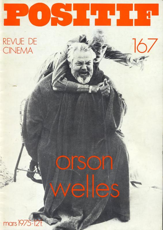 POSITIF magazine side cover Issue 167 March 1975