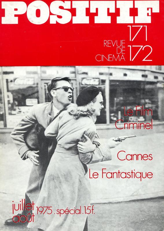 POSITIF magazine side cover Issue 172 August 1975