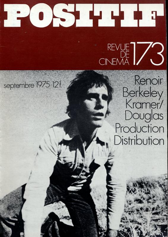 POSITIF magazine side cover Issue 173 September 1975