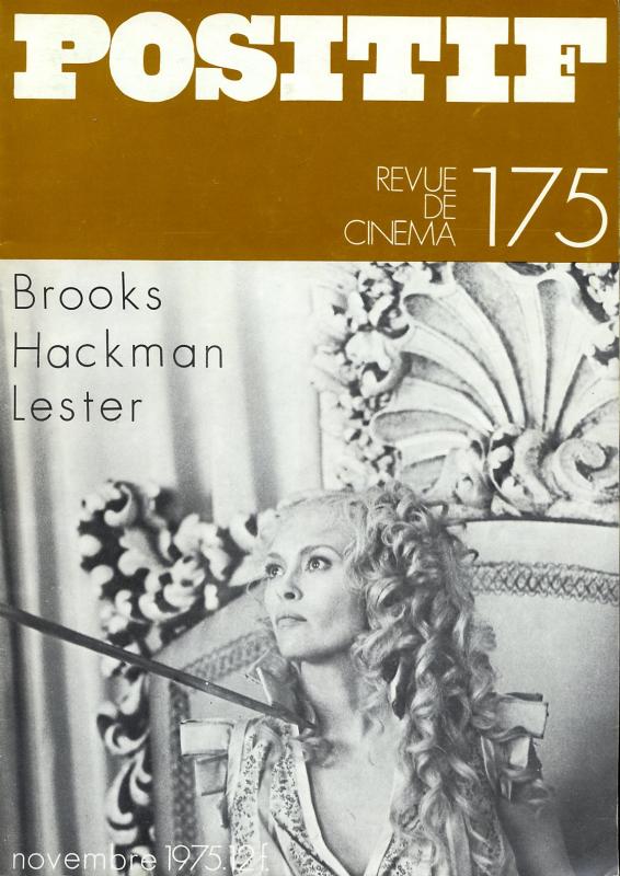 POSITIF magazine side cover Issue 175 November 1975