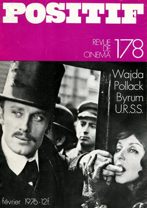 POSITIF magazine side cover Issue 178  1976