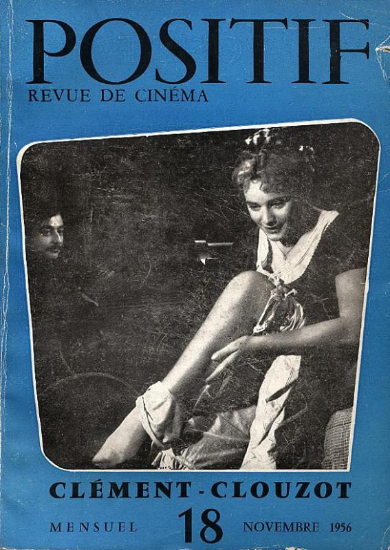POSITIF magazine side cover Issue 18  1956