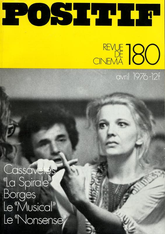 POSITIF magazine side cover Issue 180  1976