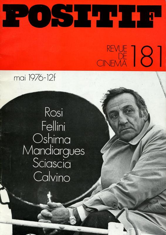 POSITIF magazine side cover Issue 181  1976
