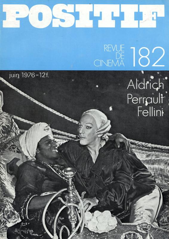 POSITIF magazine side cover Issue 182  1976