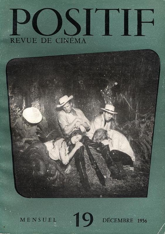POSITIF magazine side cover Issue 19  1956
