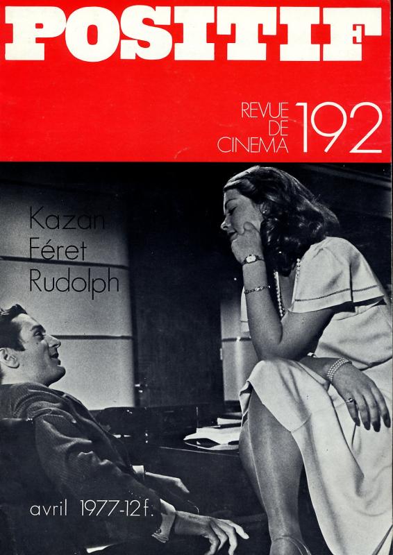POSITIF magazine side cover Issue 192 April 1977