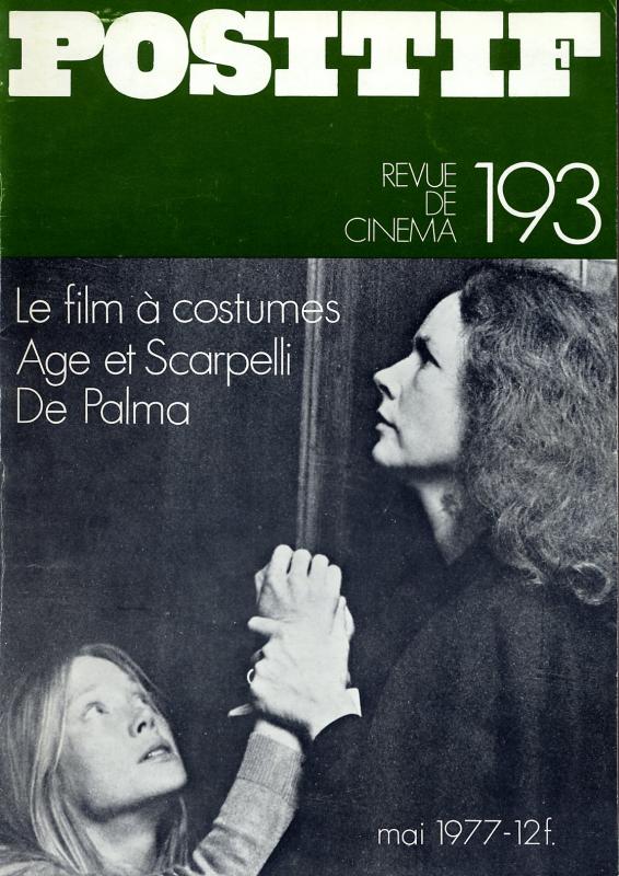 POSITIF magazine side cover Issue 193 May 1977