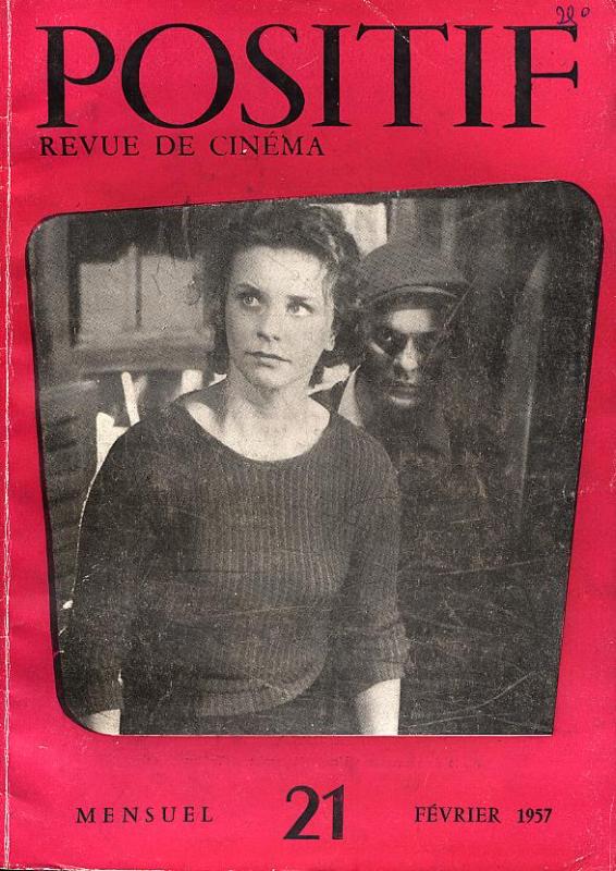 POSITIF magazine side cover Issue 21  1957