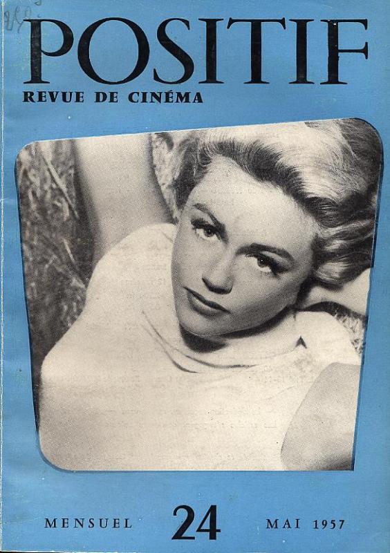 POSITIF magazine side cover Issue 24  1957