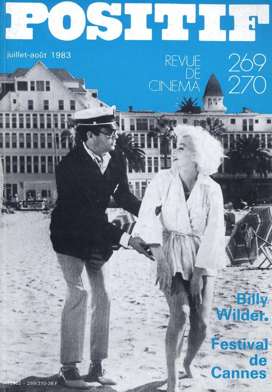 POSITIF magazine side cover Issue 269/270 July/August 1983