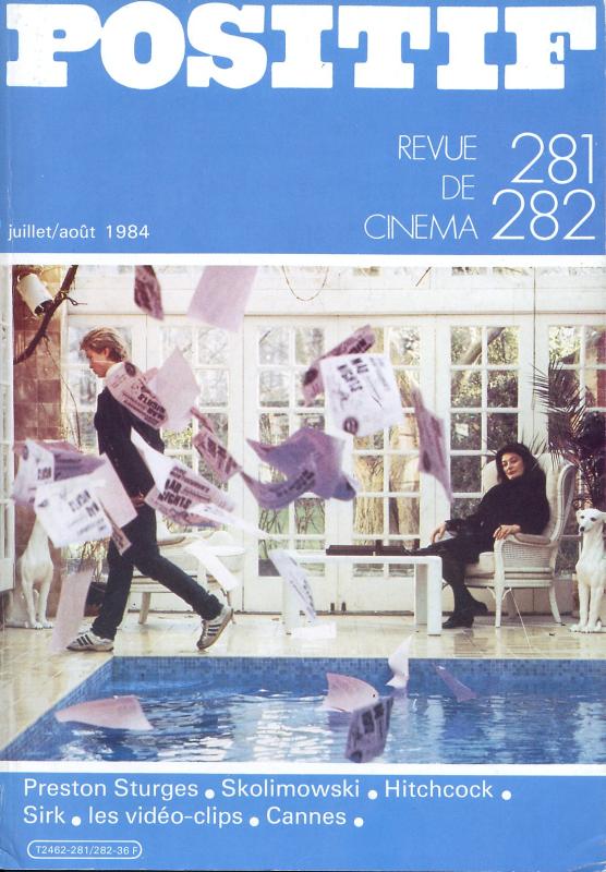 POSITIF magazine side cover Issue 281/282 July/August 1984