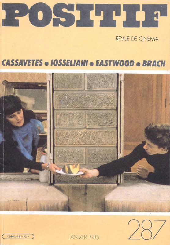 POSITIF magazine side cover Issue 287 January 1985
