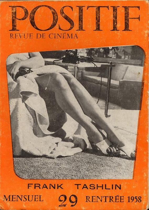 POSITIF magazine side cover Issue 29  1958