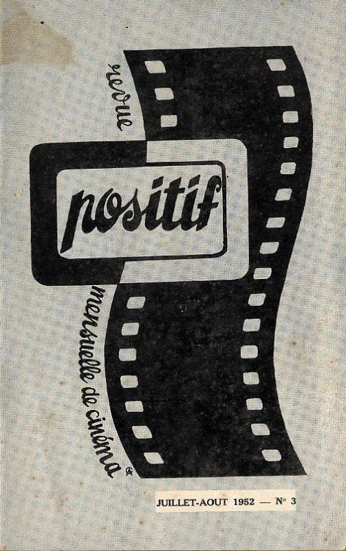 POSITIF magazine side cover Issue 3  1952