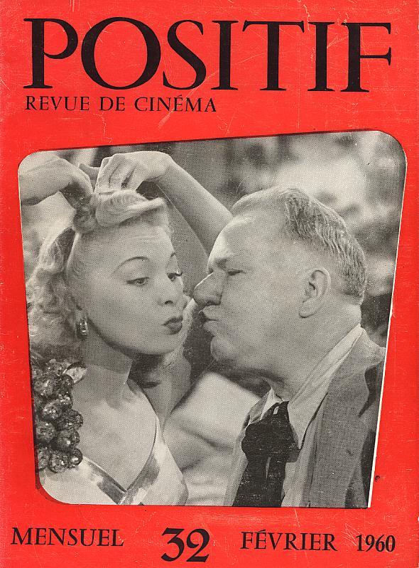 POSITIF magazine side cover Issue 32  1960
