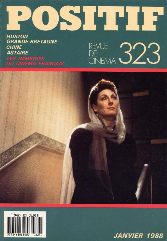POSITIF magazine side cover Issue 323 January 1988