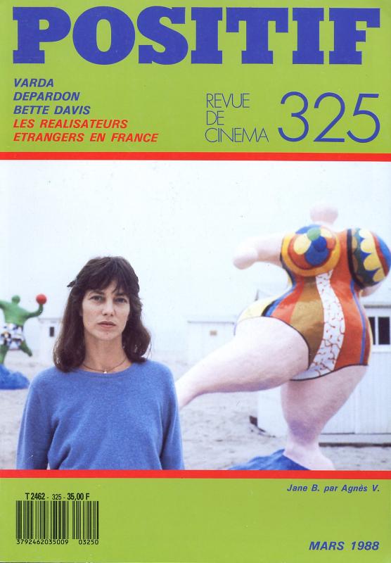 POSITIF magazine side cover Issue 325 March 1988