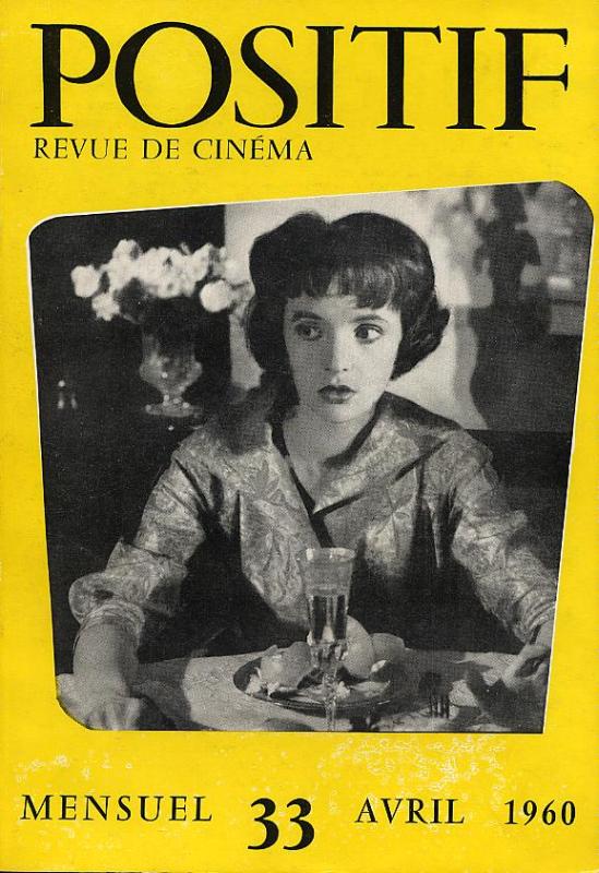 POSITIF magazine side cover Issue 33  1960